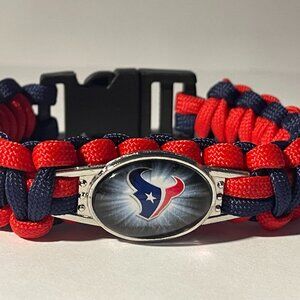 Houston Texans NFL Braided Paracord Bracelet NEW